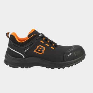 Low work shoes without a toe cap DEFENDER O2 - Black color
