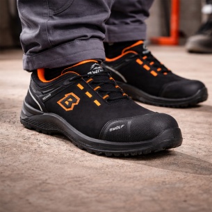 Low work shoes without a toe cap DEFENDER O2 - Black color 2