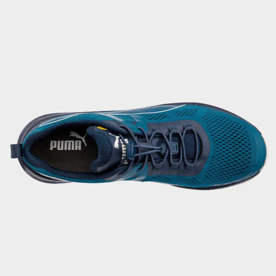 Low work shoes with a toe cap DENALI LOW S1PS - Blue color