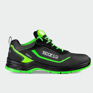 Low work shoes with a toe cap INDY FORESTER Low S3S - Black color