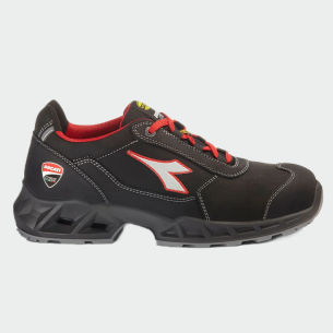 Low work shoes with a toe cap SHARK ENGINE LOW S3S - Black color