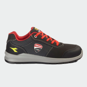 Low work shoes with a toe cap SPEEDY RACE LOW S3S - Black color