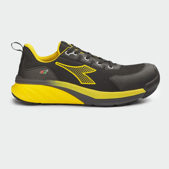 Low work shoes with a toe cap VORTEX DA2 LOW S3S  - Black color