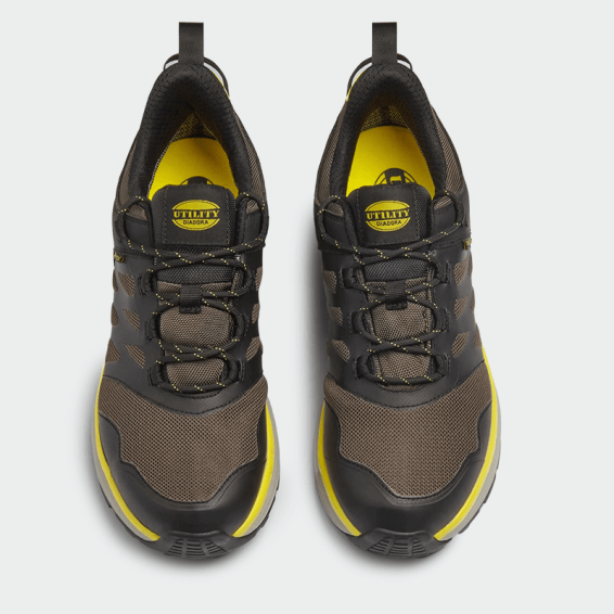Low work shoes without a toe cap FREEDOM LOW O6 - Brown color