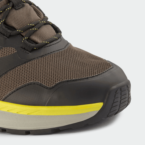 Low work shoes without a toe cap FREEDOM LOW O6 - Brown color