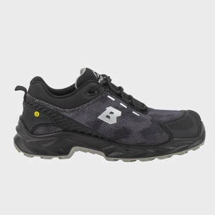 Low work shoes with a toe cap FALCON TEX S3S - Black color
