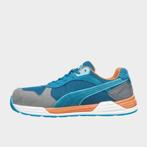 Low work shoes with a toe cap FRONTSIDE LOW S1PS - Blue color 2