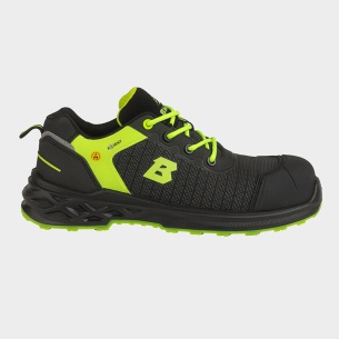 Low work shoes with a toe cap MAXTRON PTK S3S - Black color