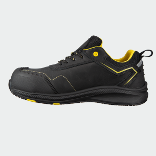 Low work shoes with a toe cap PHOENIX S3S - Black color 2