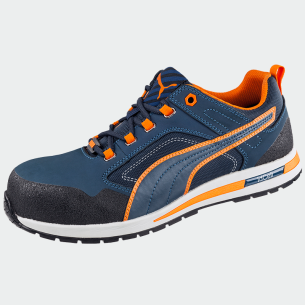 Low work shoes with a toe cap CROSSTWIST Low S3 - Blue color 2