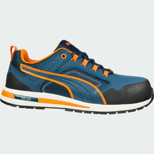 Low work shoes with a toe cap CROSSTWIST Low S3 - Blue color