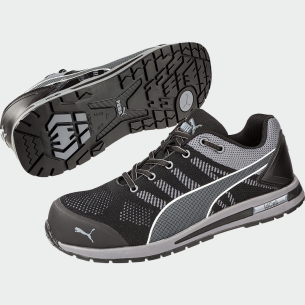 Low work shoes with a toe cap ELEVATE Low S1P - Black color 2