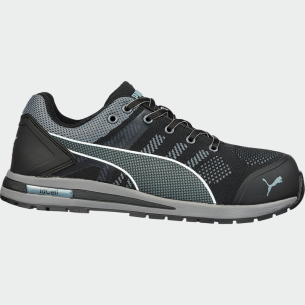 Low work shoes with a toe cap ELEVATE Low S1P - Black color