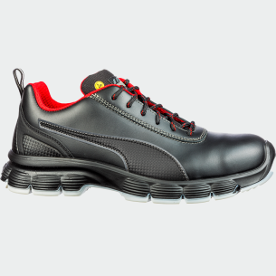 Low work shoes with a toe cap CONDOR LOW S3L - Black color