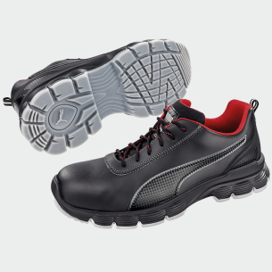 Low work shoes with a toe cap CONDOR LOW S3L - Black color 2