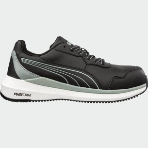 Low work shoes with a toe cap ZOOM LOW S3S - Black color