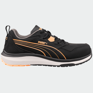 Low work shoes with a toe cap STEPPER LOW S3S - Black color