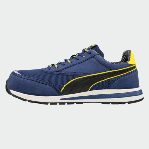 Low work shoes with a toe cap RIDER LOW SB - Blue color 2
