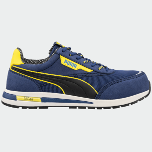Low work shoes with a toe cap RIDER LOW SB - Blue color