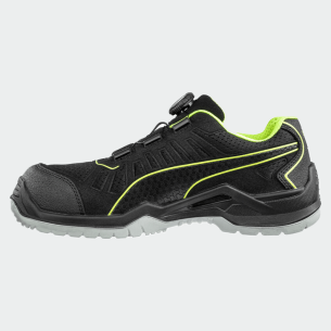 Low work shoes with a toe cap FUSE DISC LOW S1PS - Black color 2
