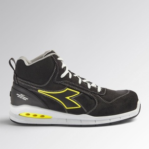 Hi work shoes with a toe cap Diadora RUN NET AIRBOX Mid S3