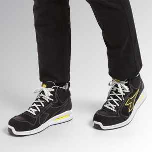 Hi work shoes with a toe cap Diadora RUN NET AIRBOX Mid S3 2