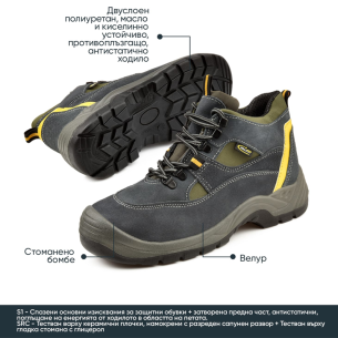 Hi work shoes with a toe cap Pallstar SICILIA Hi S1 2