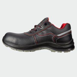 Low work shoes with a toe cap SIERRA S3L - Black color 2