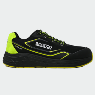 Low work shoes with a toe cap IMPULSE LUTON LOW S1PS - Black color