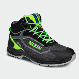 Hi work shoes with a toe cap INDY RANGER Mid S3S - Black color 2