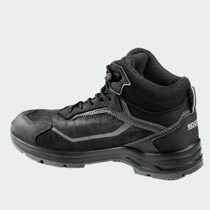 Hi work shoes with a toe cap INDY-H OSCAR MID S3S - Black color 2