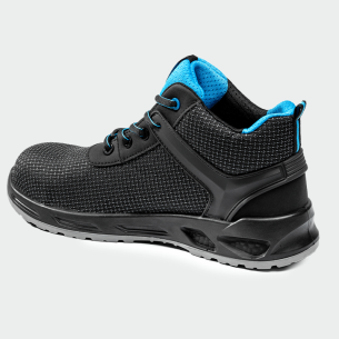 Hi work shoes with a toe cap RIALTO MID  S3S - Black color 2