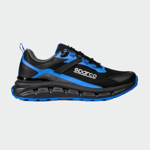 Low work shoes without a toe cap S-PIKE MOULINON LOW O2 - Black / Blue color