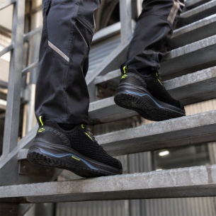 Low work shoes without a toe cap TURBO AIR O1 - Black color 2