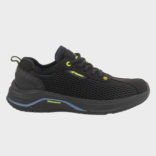 Low work shoes without a toe cap TURBO AIR O1 - Black color