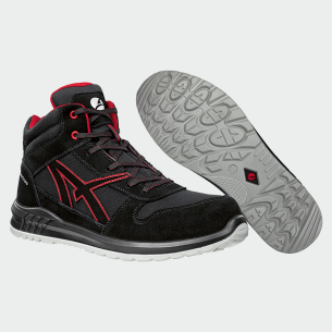 Hi work shoes with a toe cap CLIFTON Mid S3 - Black color 2