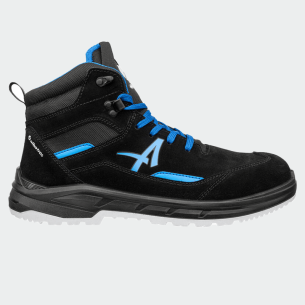 Hi work shoes with a toe cap VECTOR MID S3 - Black color