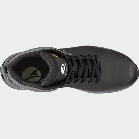 Hi work shoes with a toe cap VIGOR 2 IMPULSE MID S3S - Black color