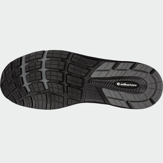 Hi work shoes with a toe cap VIGOR 2 IMPULSE MID S3S - Black color