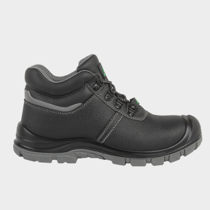 Hi work shoes with a toe cap COBRA HI S3S - Black color