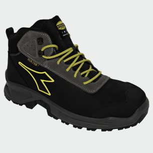Hi work shoes with a toe cap SPORT DIATEX MID S3 - Black color 2