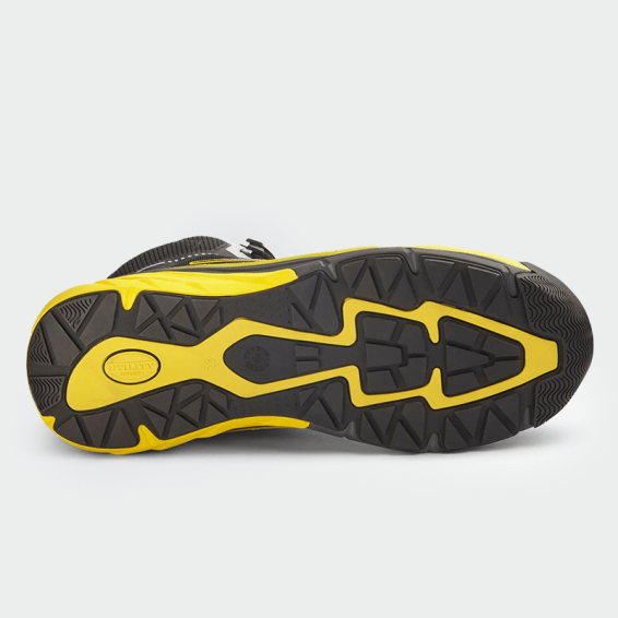 Hi work shoes with a toe cap VORTEX DA2 MID S3S - Black color