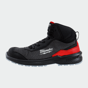 Hi work shoes with a toe cap FLEXTRED MID S1PS - Black color 2