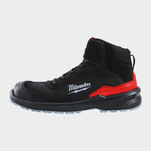 Hi work shoes with a toe cap FLEXTRED MID S3S - Black color 2