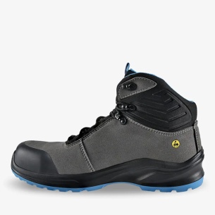 Hi work shoes with a toe cap MODULO MID S3S - Grey color 2