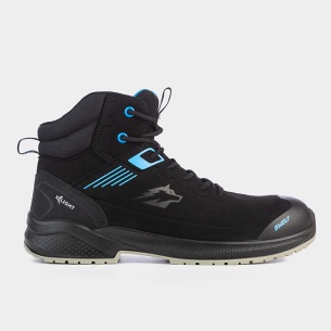 Hi work shoes with a toe cap NOIR HI S3S - Black color