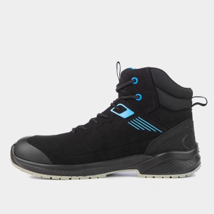 Hi work shoes with a toe cap NOIR HI S3S - Black color 2