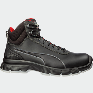 Hi work shoes with a toe cap CONDOR MID S3L - Black color