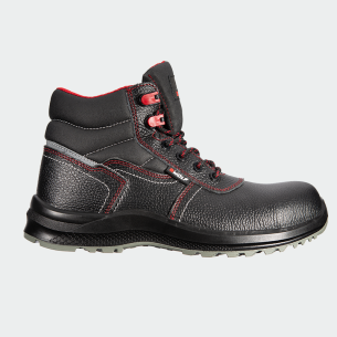 Hi work shoes with a toe cap SIERRA Hi S3L - Black color
