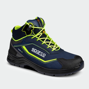 Hi work shoes with a toe cap INDY RICHMOND Mid S3S - Navy color 2